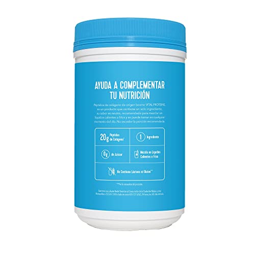 Péptidos de Colágeno Vital Proteins Bovino Sin Sabor