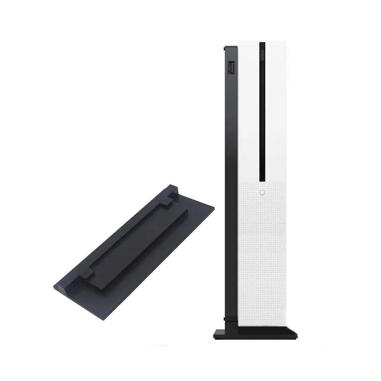 Ecoshopmaster Base Vertical Compatible con Consola Xbox One S (Negro)