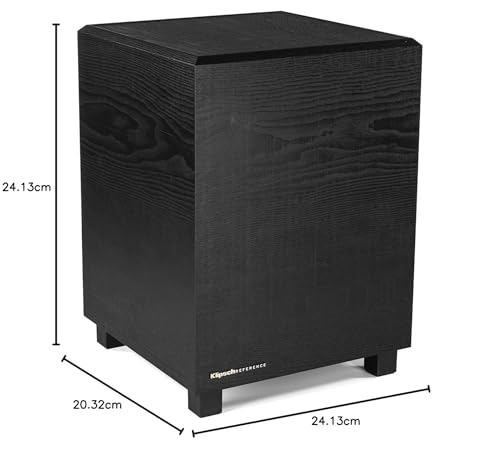 Klipsch Cinema 400 Barra de Sonido + subwoofer inalámbrico de 8 Pulgadas con HDMIARC, Negro