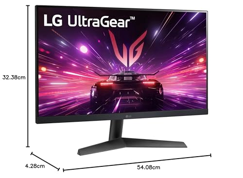 LG 24GS60F-B Ultragear 24" Monitor para juegos FHD (1920 x 1080) 180Hz 1ms AMD FreeSync G-Sync compatible HDR10 HDMI DisplayPort Negro