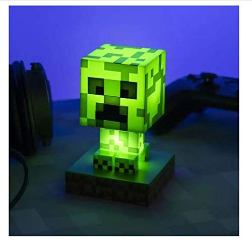 Lámpara Paladone Creeper Minecraft con Iconos