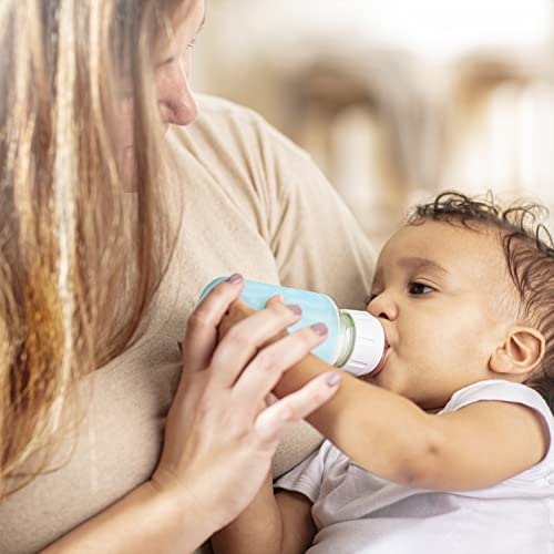 Biberón de Vidrio Dr. Brown's Natural Flow Options Plus Transparente 4 Onzas Pack de 2