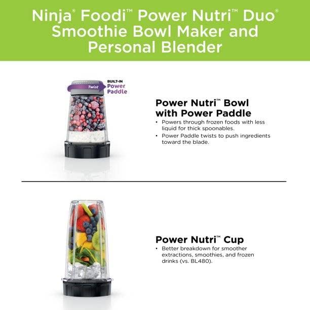 Extractor de Nutrientes Ninja Nutri Pro Negro con 2 Programas Auto-iQ