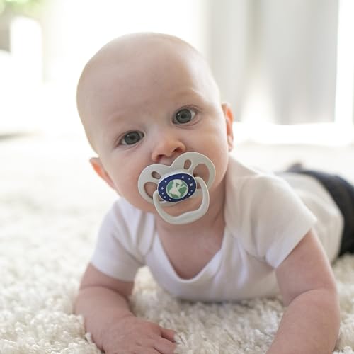 Chupetes Dr. Brown's Advantage Glow-in-The-Dark Rosa, 2 Piezas, Etapa 2, 6-12 Meses