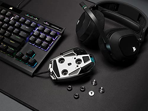 Corsair M65 RGB Ultra Ratón para Juegos FPS Personalizable - Sensor Óptico de 26.000 PPP Marksman, Conmutadores Ópticos, Hiperprocesamiento AXON, Control de Fusión de Sensores - Negro CH-9309411-NA2