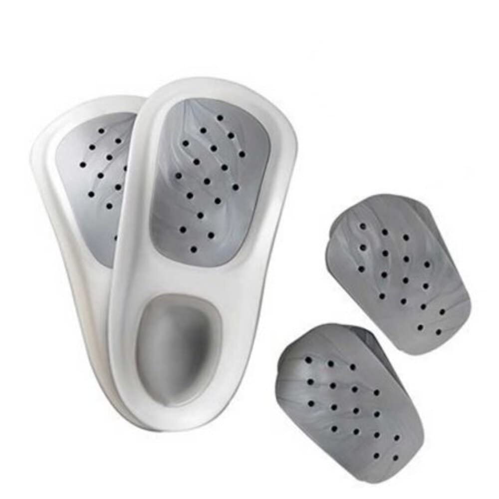Plantillas Ortopédicas WalkFit Platinum Transparente para Hombre, Soporte de Arco para Fascitis Plantar
