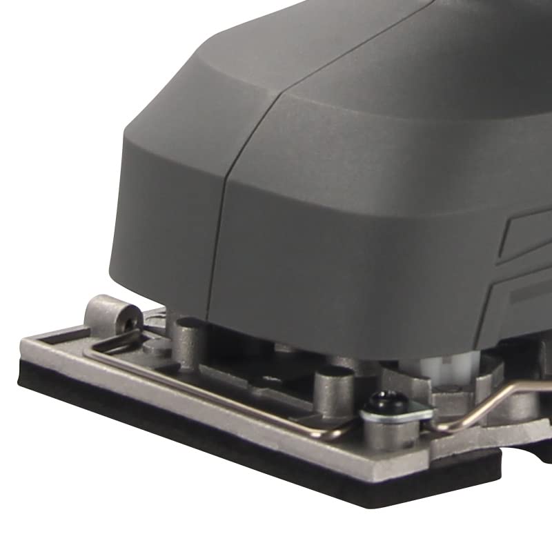 KSEIBI Lijadoras de palma de 1/3 pulgadas para carpintería de 2.2 amperios con cable orbital, lijadora de mano eléctrica de velocidad variable (KSS 24-230V)