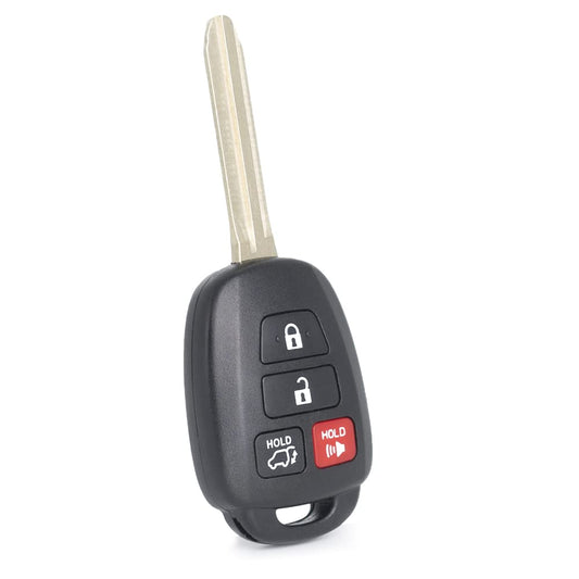 Llave de repuesto para Toyota RAV4 2013 2014 2015 2016 2017 2018/Highlander 2014-2019/Sequoia 2019 GQ4-52T Control remoto de entrada sin llave 89070-0R100 chip H de 4 botones
