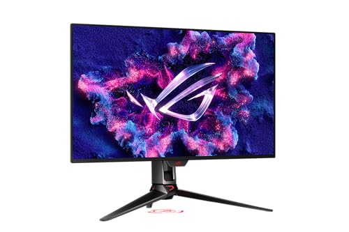 ASUS ROG Swift Monitor para Juegos OLED 4K de 32 Pulgadas (PG32UCDM) - UHD (3840 x 2160), QD-OLED, 240Hz, 0.03ms, Compatible con G-Sync, disipador térmico Personalizado, película de grafeno, 99%