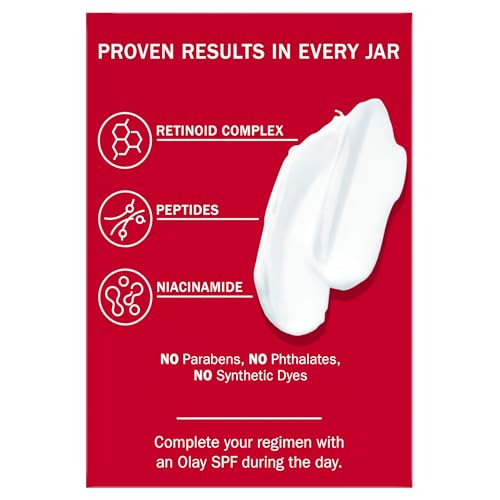 Olay Regenerist Retinol 24 Max Moisturizer, Retinol 24 Max Night Face Cream, 1.7 Oz + Whip Face Moisturizer Travel/Trial Size Gift Set