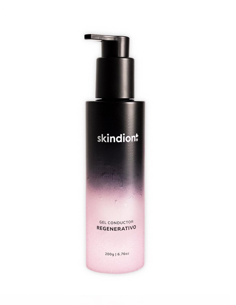 Skindion Gel Regenerativo Facial | Anti Manchas Cicatrices y Estrías | Con Ácido Hialurónico y Colágeno | Conductor de Microcorriente