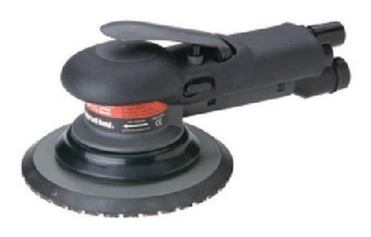 Ingersoll Rand 4151-5 Lijadora de aire orbital aleatoria de 5", diámetro orbital de 3/16", almohadilla de vinilo, 12,000 RPM, 0.2 HP, produce un acabado de ultra alta calidad en cada trabajo