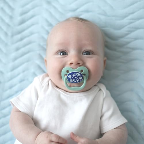 Chupetes Stage 1 Dr. Brown's Azul Resplandor en la Oscuridad 0-6 Meses