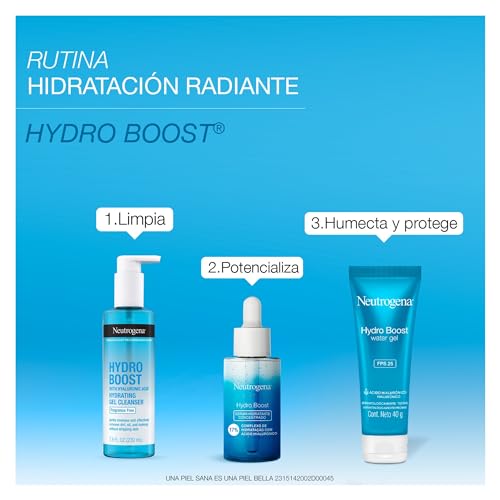 Crema Hidratante Facial en Gel Neutrogena Hydro Boost Ácido Hialurónico FPS 25 40g