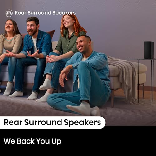 Hisense HS5100-5.1 Canal 540 W Barra de Sonido con subwoofer inalámbrico de 6.5 Pulgadas, 540 W de Potencia máxima de Audio, 5.3 Bluetooth inalámbrico, Alimentado por DTS Virtual: X, HDMI