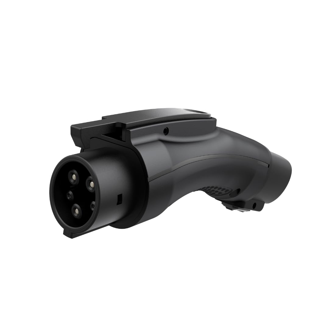 Adaptador NACS a J1772 Multzo Negro Compacto y Portátil para Vehículos Eléctricos