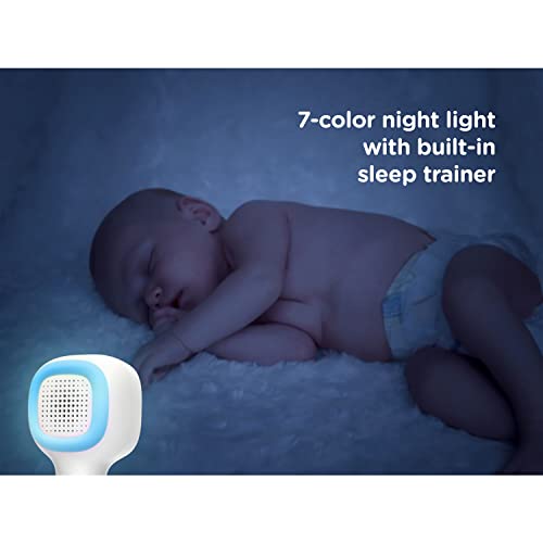 Hubble Connected Nursery PAL Cloud Individual Smart Wi-Fi habilitado para bebé Monitor con Visor de Unidad Principal de Color HD de 5 Pulgadas, 2 Unidades de cámara, Sonidos calmantes precargados,