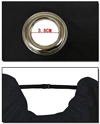 Funda para Motocicleta Impermeable protector 190T - Polvo, lluvia, escombros y cubierta resistente al agua con protección UV(XL)