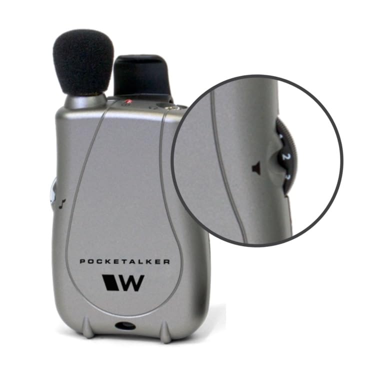 Sistema Amplificador Williams Sound PockeTalker Ultra 200 Horas de Batería con Control de Tono y Volumen Ajustable
