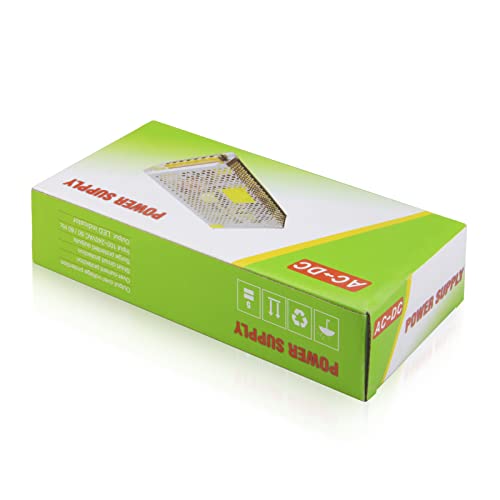 ALITOVE Fuente de Alimentación 24V 10A 240W Transformador CA 110 V/220 V a CC 24V 10amp Convertidor de Conmutación Regulado Universal para Tira de Luz LED Sistema de Seguridad de Cámara CCTV