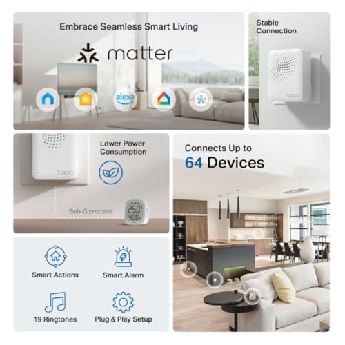 Tapo Hub con Sirena para T100-110 TP-Link H100