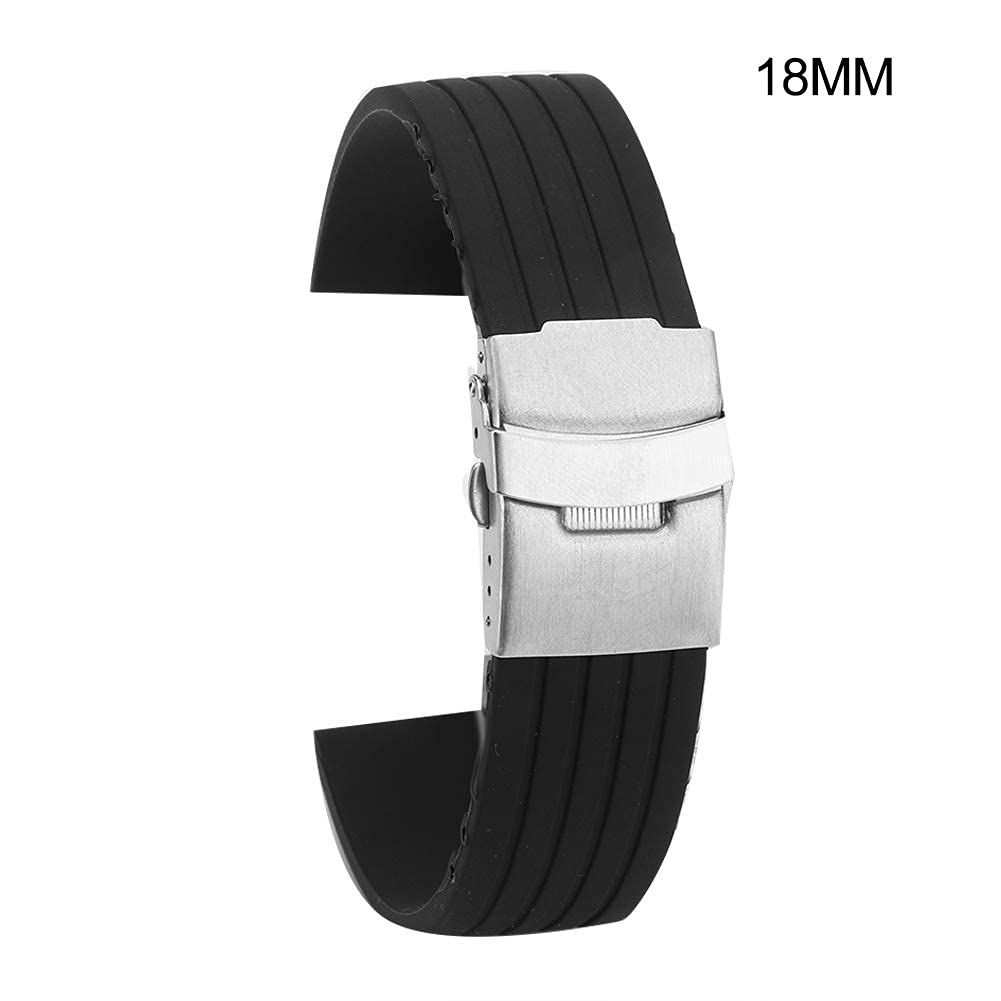 Banda de Reloj Pbzydu Silicona Ajustable Universal 18mm