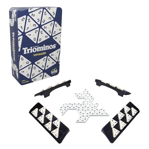 Goliath Triominos The Original Travel Tour Edition (Tin) Tile-Based Board Game - Juego de Tablero (Juego de táctica, 20 min, Niño/niña, 6 Año(s), Holandés, Multicolor)
