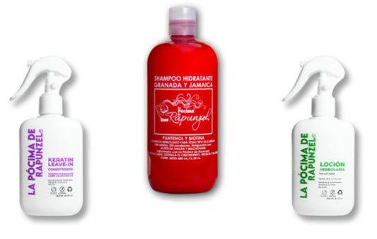 Pócima de Rapunzel TRATAMIENTO INTENSIVO Kit Shampoo Hidratante + Acondicionador