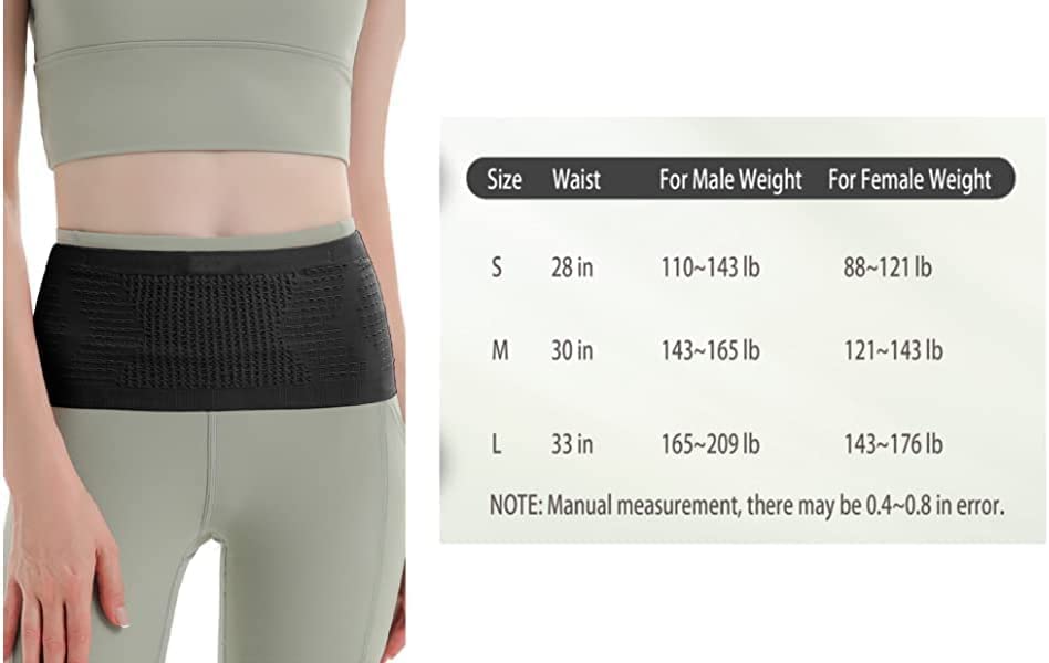 LELISKA Multifunctional Knit Breathable Concealed Waist Bag,Large Capacity Adjustable Running Waist Pack,Universal Running Belt for Running and Outdoor (Gray,M)