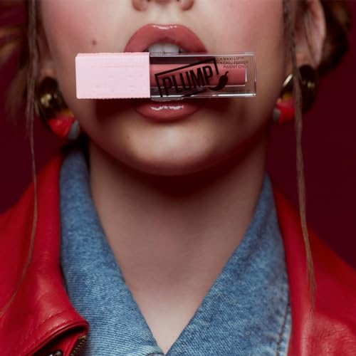 Maybelline Gloss rellenador de labios, Lifter Plump, tono Blush Blaze 001, 5.4 ml - Brillo labial voluminizador, volumen instantáneo y duradero, fórmula picante