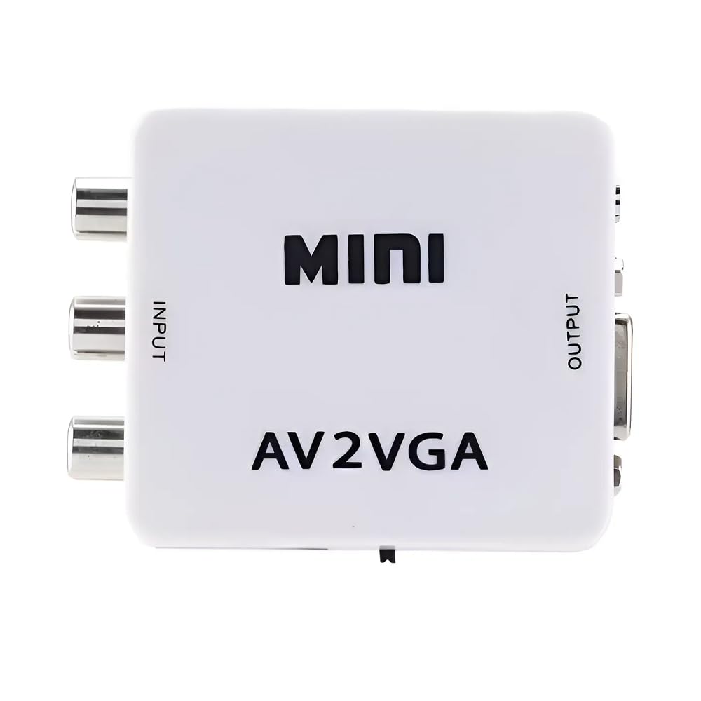 Adaptador RCA AV a VGA, Convertidor RCA AV a VGA