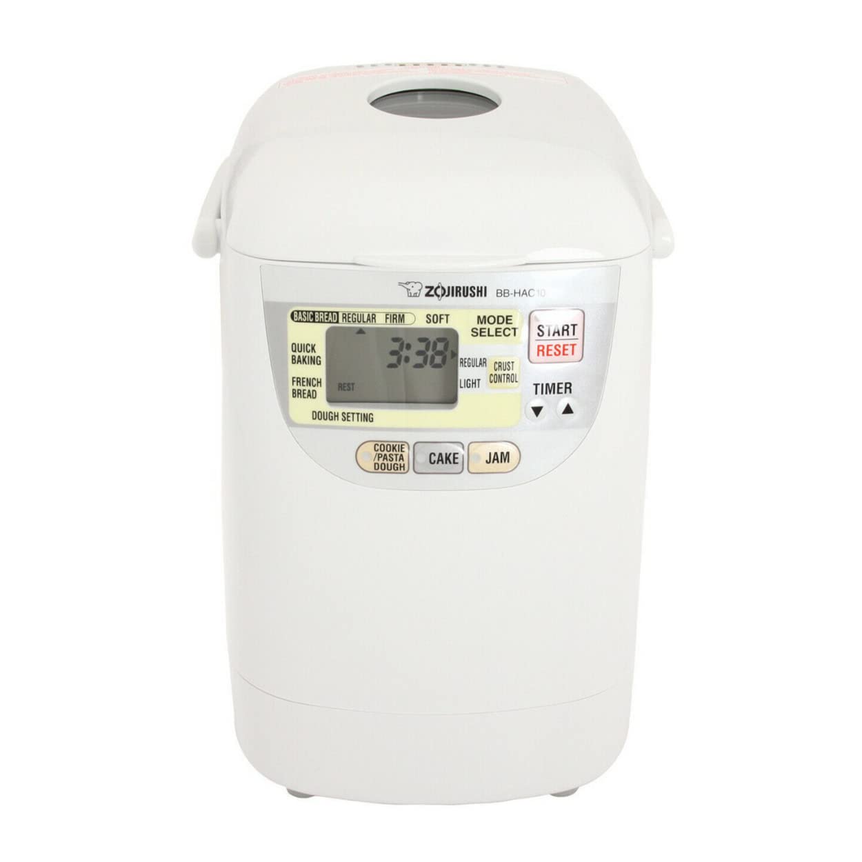Panificadora Zojirushi BB-HAC10 Blanco Programable Mini 1 Libra