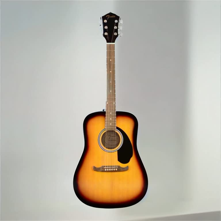Fender FA-125 Dreadnought Acoustic Guitar, with 2-Year Warranty, Sunburst, with Gig Bag