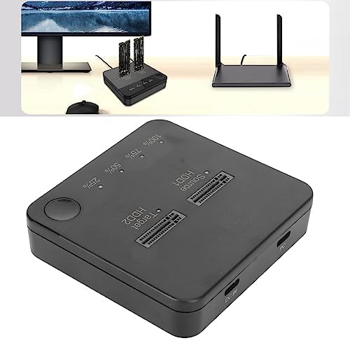 Duplicador SSD M.2 Dpofirs Plata Doble Bahía Tipo C sin Herramientas