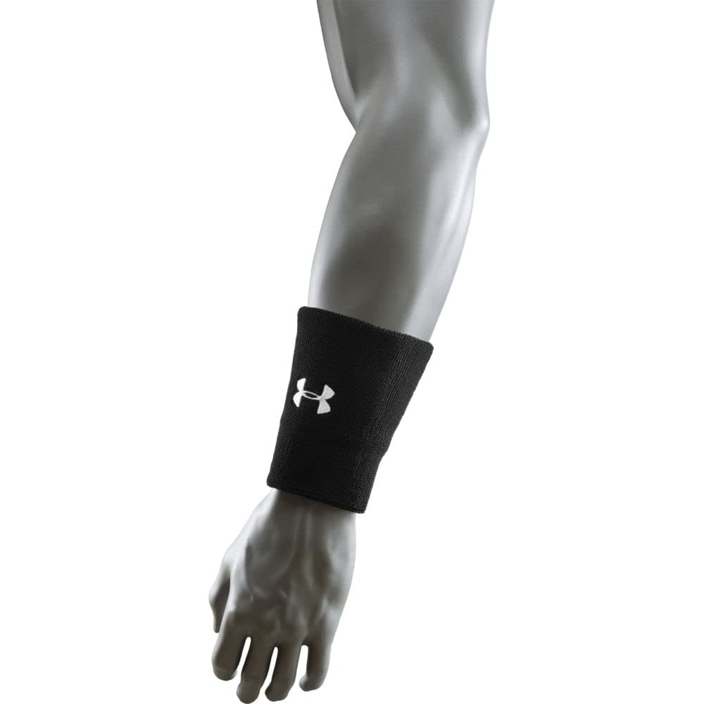 Muñequera Under Armour Negra Unitalla para Entrenamiento