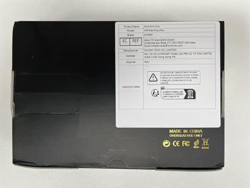 TV Box X96 MAX Plus Ultra Amlogic S905X4 Negro Compatible con AV1 y HDR