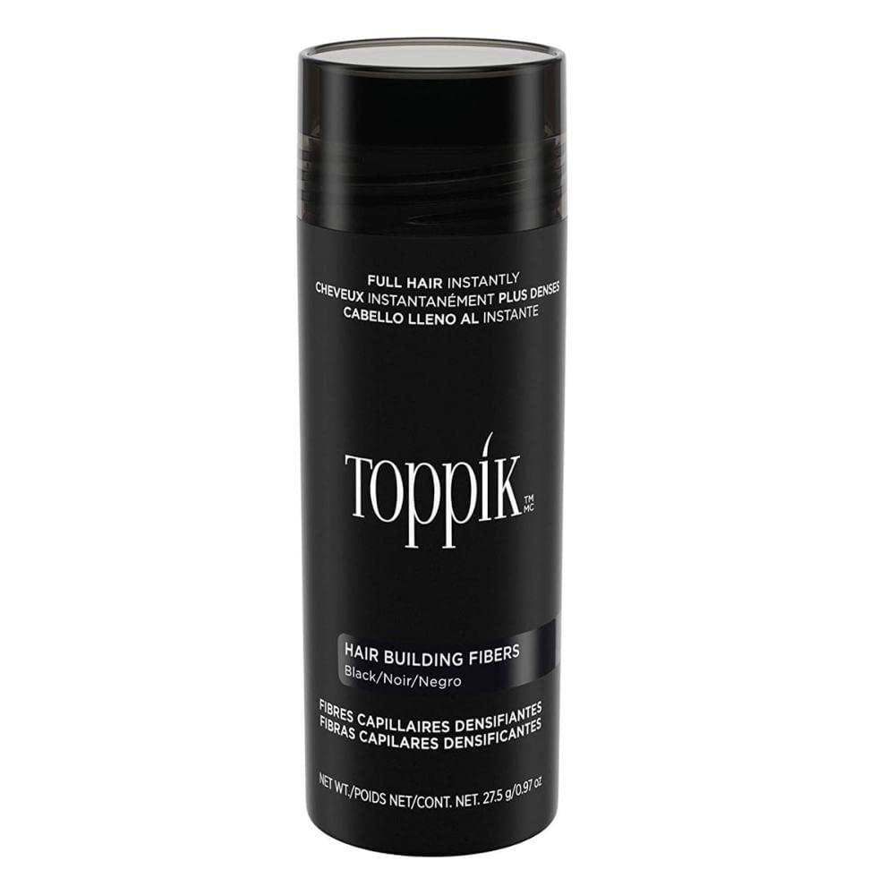 TOPPIK - Fibras para construcción de cabello, fibras capilares densificantes, castaño medio, 10 g