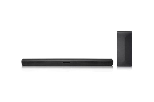 LG Barra de Sonido SLM3D de 2.1 Canales y 300 W con subwoofer inalámbrico y conectividad