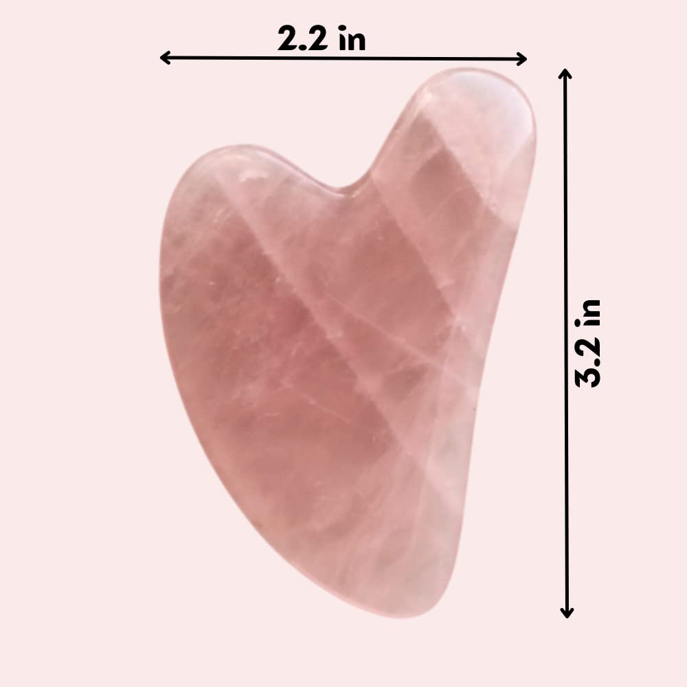Mount Lai, The Rose Quartz Gua Sha herramienta, 1 herramienta