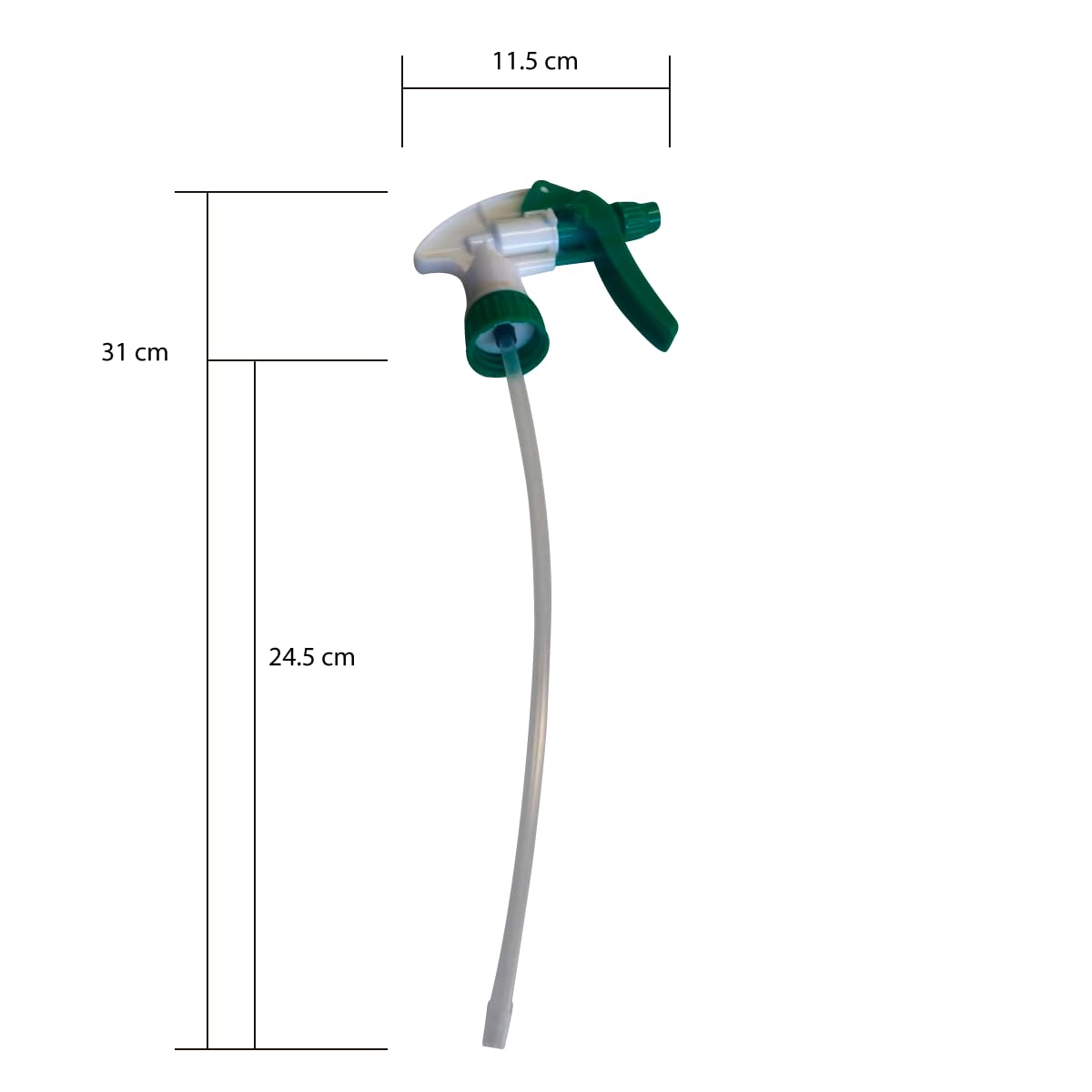 PACKLIFE Atomizador Reforzado R28 Multiusos 10 Pzas (Verde)