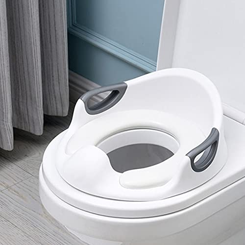 Potty Training Seat For Kids Toddlers Boys Girls Toilet Seat For Baby With Cushion Handle And Backrest Toddlers Toilet Training Seat Anti-slip Great Mommyââ'¬s Helper for Baby Kids Toddlers