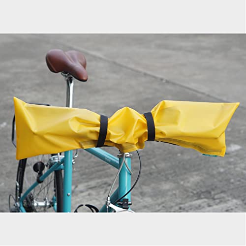 Funda Impermeable Vincita L Lona Verde Duradera para Manubrio Plano de Bicicleta