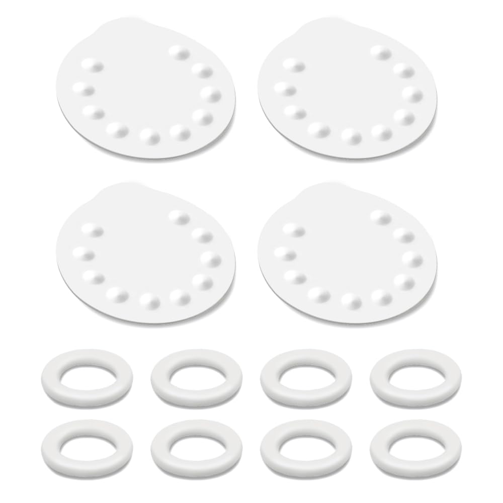 Maymom 8 juntas tóricas (O-rings) y 4 membranas compatibles con extractor manual Medela Harmony