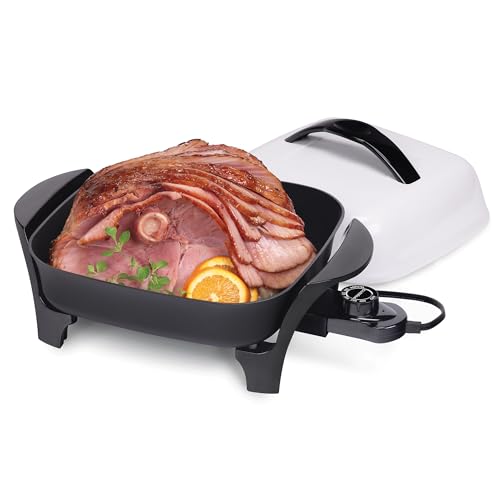 Sartén Eléctrica Presto 11 Pulgadas Negro Blanco