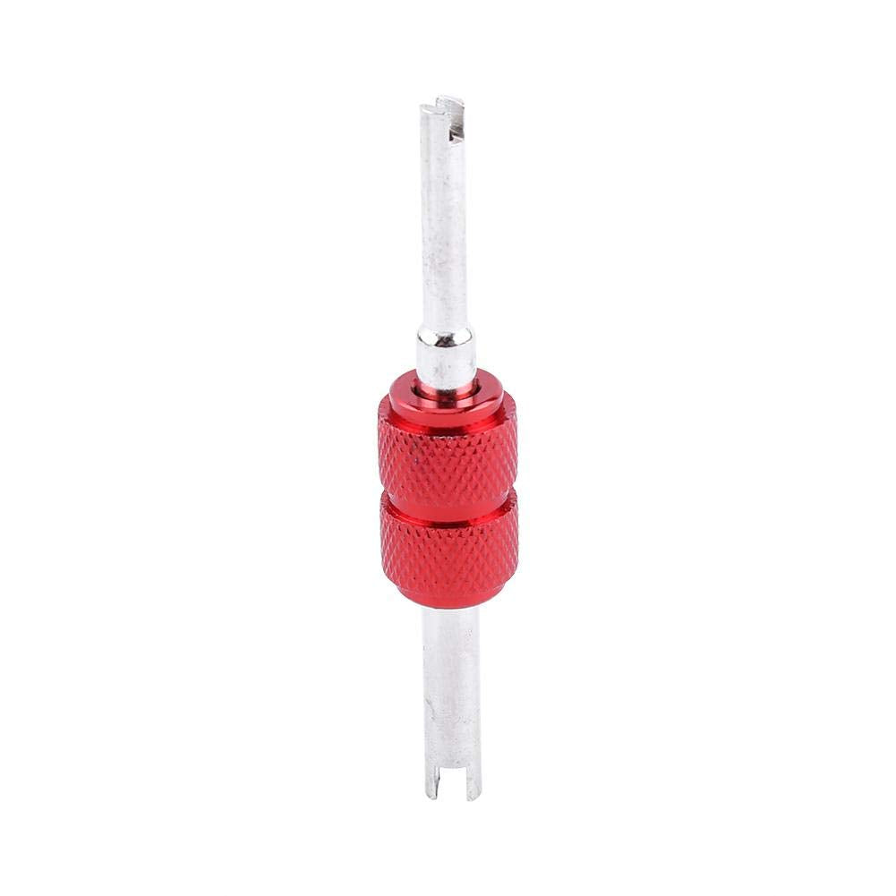 FTVOGUE 71pcs Herramienta de reparación del Kit de reparación de Aire Acondicionado 10pcs núcleos de válvula + 50pcs Juntas de Manguera + 10pc válvulas con Caja de Almacenamiento