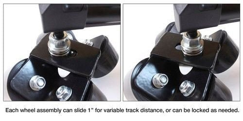 Glide Gear GW100 Video Track Dolly Tripod Swivel Cine Wheels