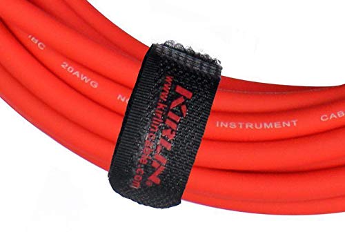 Cable para Instrumento Kirlin Rojo Profesional de 6 Metros