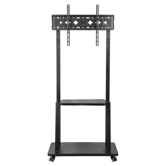 Lucky Owl Soporte de TV para Piso Carrito de 42"-85" Pulgadas Soporte de TV Grande (Y800-TVC4285) Dimensión 1.5mm Carga máxima de 50 kg VESA 600X400 Resistente Material Reforzado con rueditas.