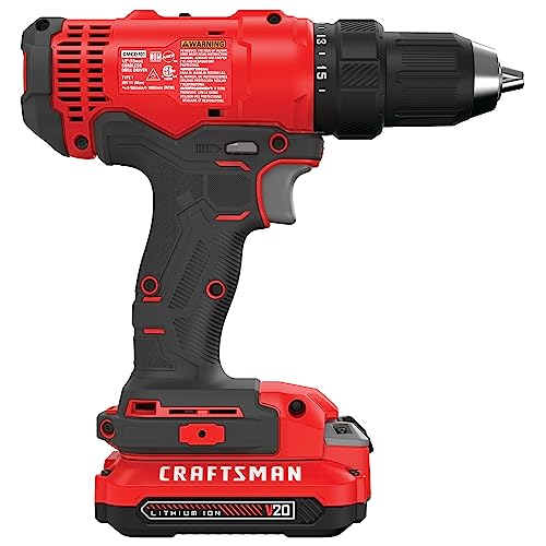 CRAFTSMAN V20* Kit de taladro/destornillador inalámbrico (CMCD701C2)