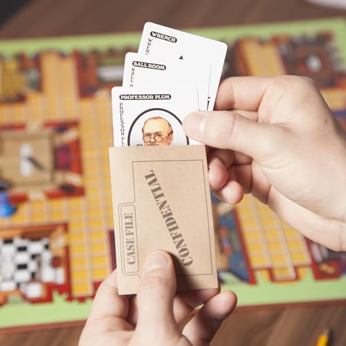Hasbro Gaming - Reedición de la serie retro del juego de mesa Clue Classic Detective de Hasbro